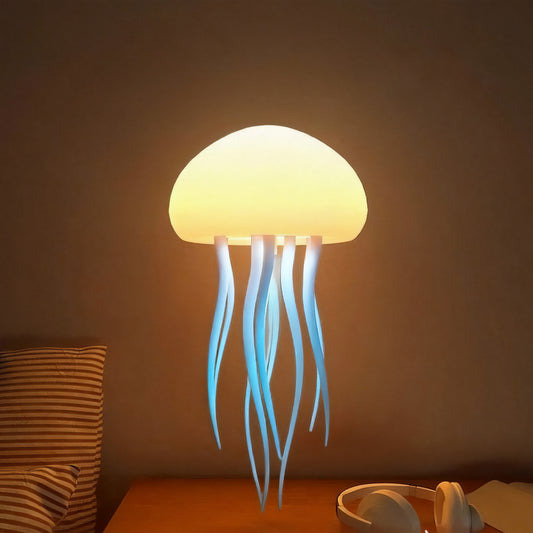 Creatieve kwallen nachtlamp - kleurveranderende LED-sfeerlamp voor slaapkamerdecoratie, kinderen, volwassenen, USB-voeding