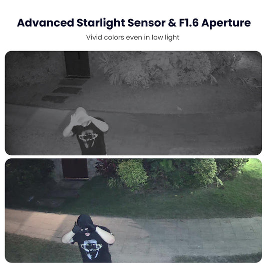 5MP 3K WiFi-beveiligingscamera voor buiten, AI-bewegingsdetectie, nachtzicht in kleur, schijnwerper en sirene, tweerichtingscommunicatie, werkt met Alexa en Google Home