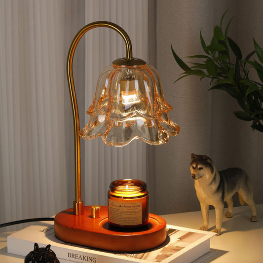 Franse retro slaapkamer nachtkastje Linglan geurlamp was smeltlamp