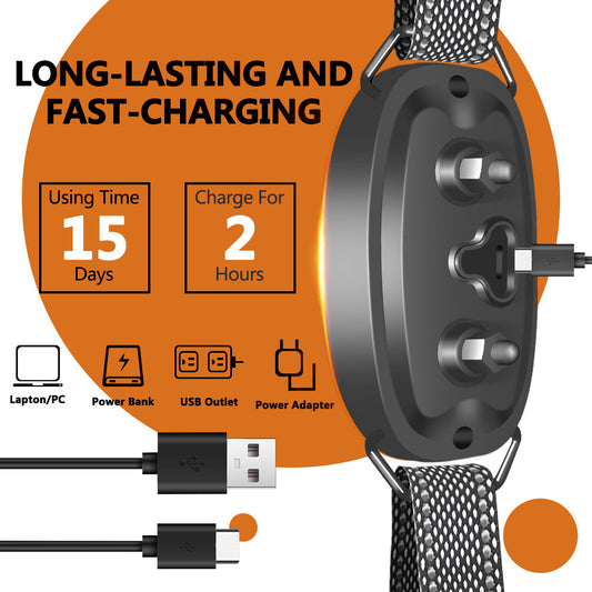 Blafstopper voor honden die blaffen voorkomen Huisdierbenodigdheden Zwart en wit Oranje