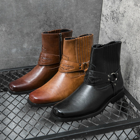 Grote maat westernstijl cowboylaarzen voor heren