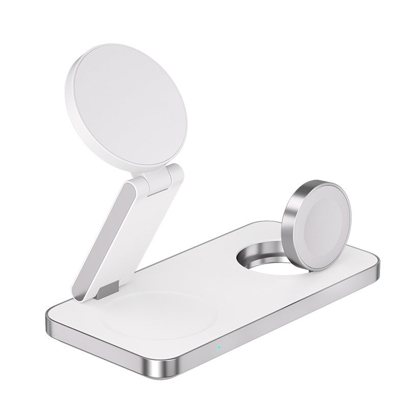 Household Solid Color Simple 4-in-1 Magnetic Wireless Charger