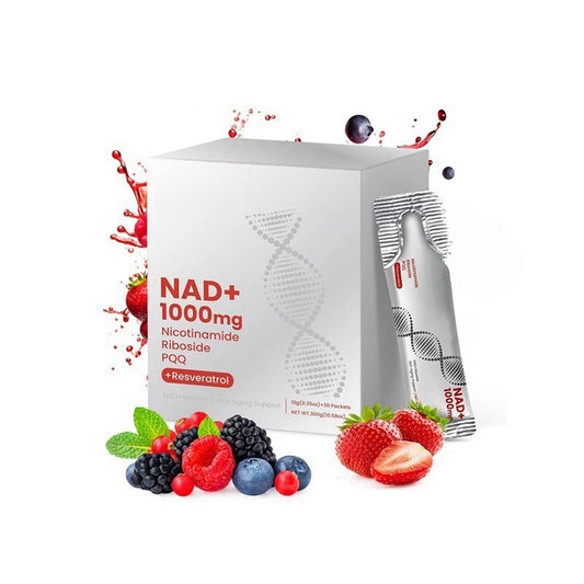 NAD Berry Flavor Drink Mix voor ondersteuning van huidveroudering