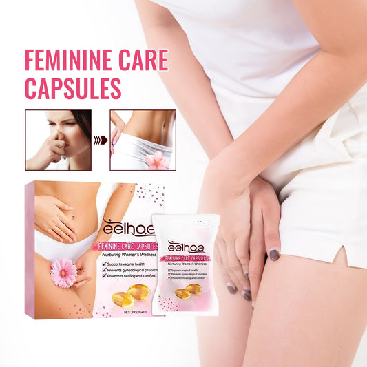 EELHOE Women's Care Capsules Gentle Cleansing Itch Odor Moisturizing Care for Women's Body Care Capsules