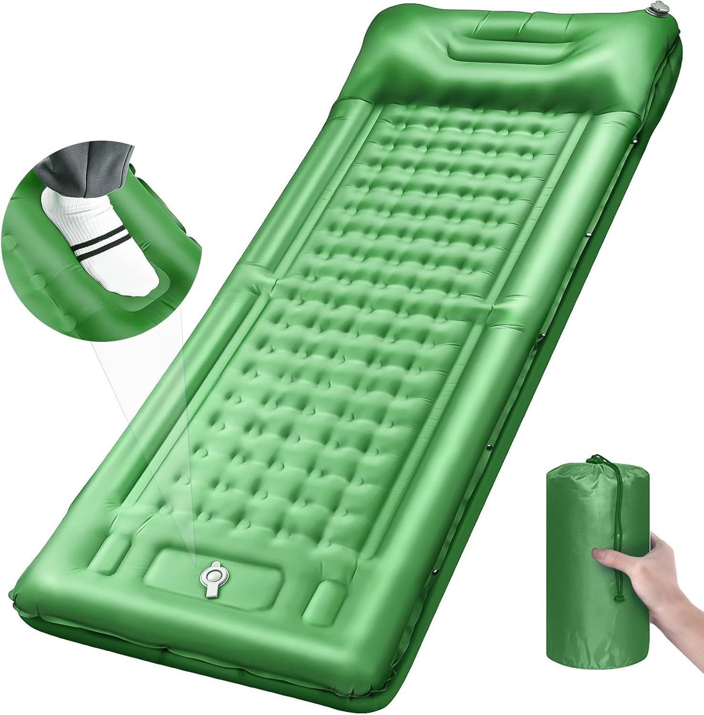 Outdoor Camping Inflatable Mattress New Inflatable Mat With Pull Strap