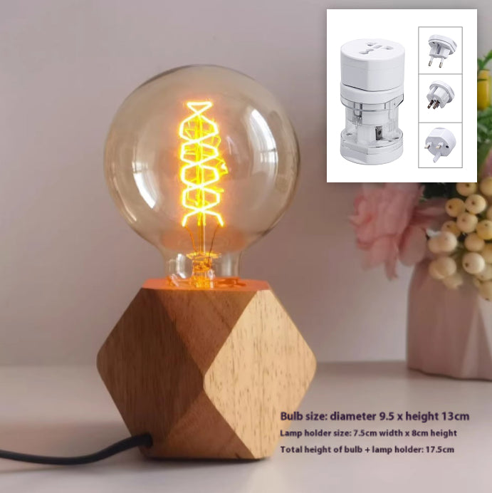 Edison Vintage Bulb Small Night Lamp Japanese Atmosphere