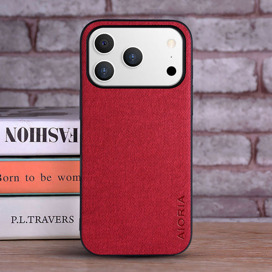 Simple Real Cloth Pattern Phone Case