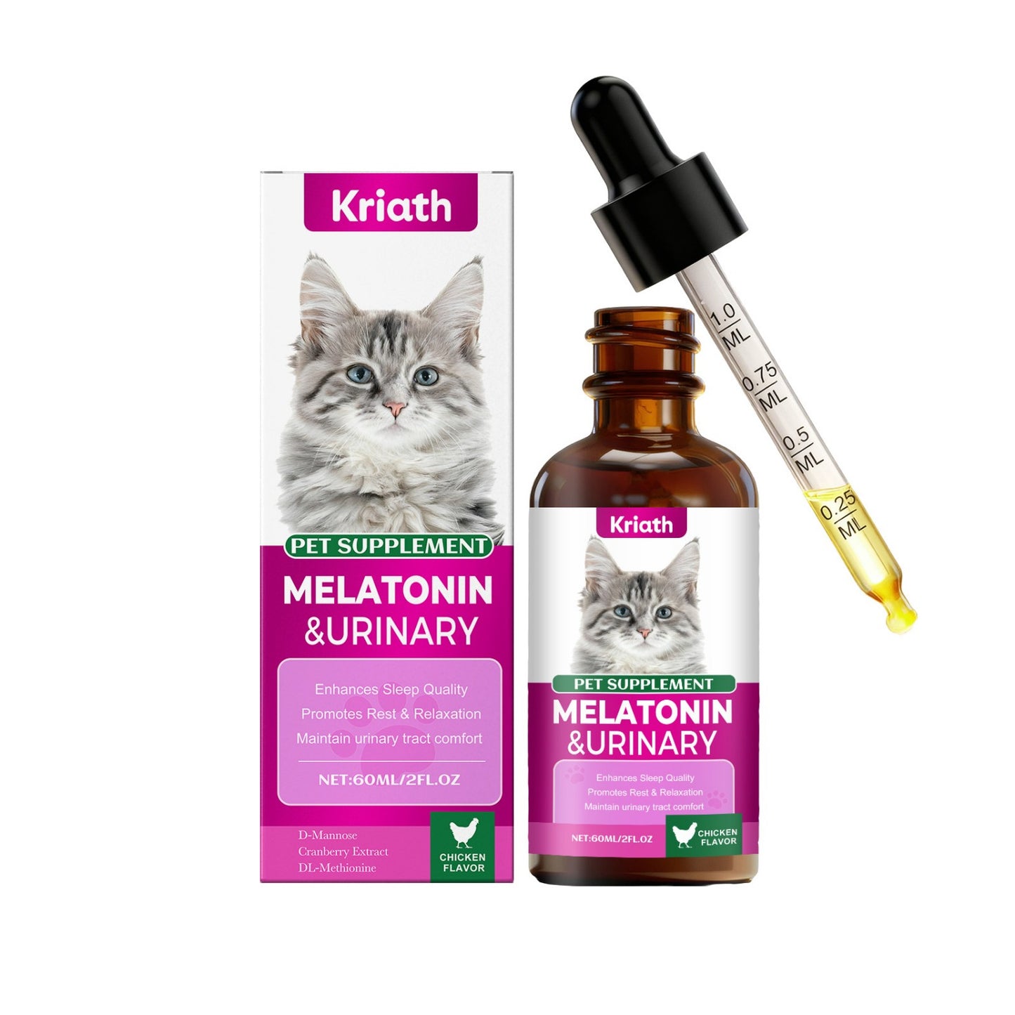 Cat Advanced Urinary Melatonin Drops