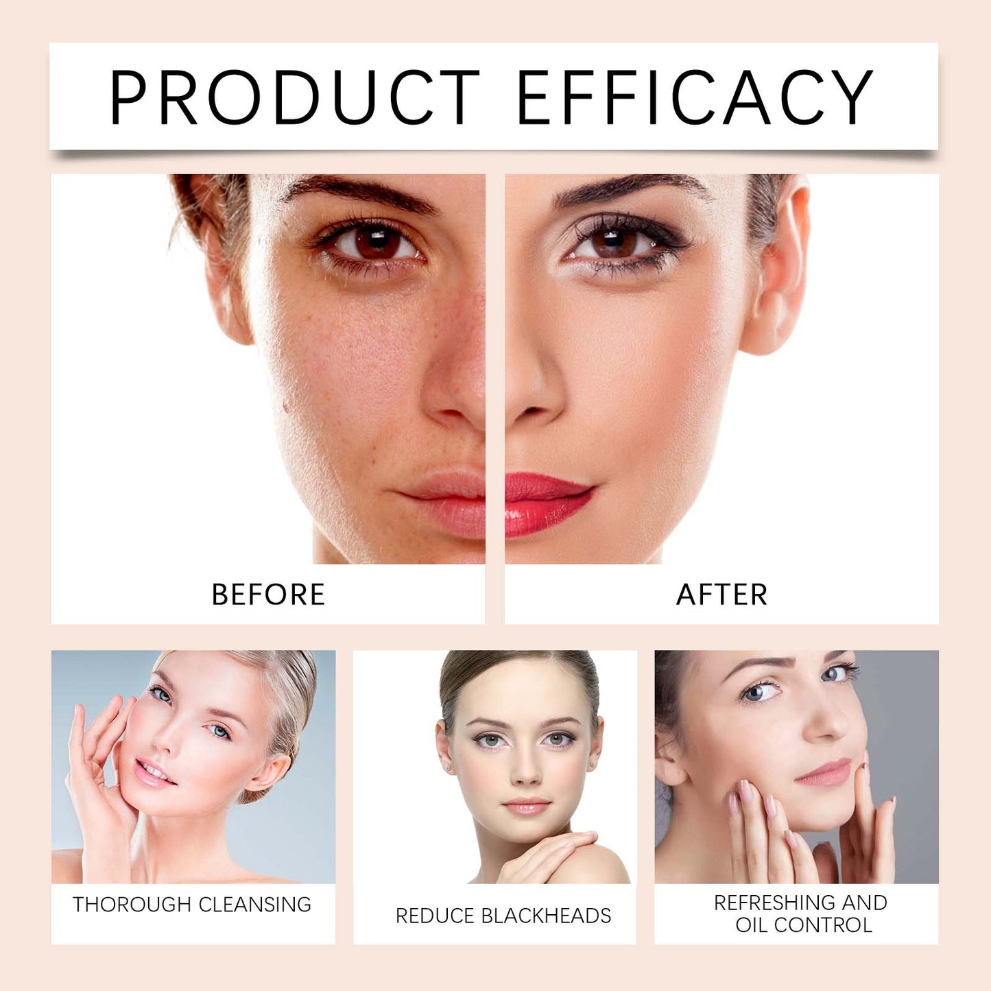 EELHOE Turmeric Pore Tightening Cleanser Cleans facial oil, moisturizes skin, hydrates, beautifies skin without tightness