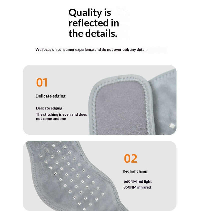 Neck Heat Therapy Device To Relieve Fatigue With Red Light