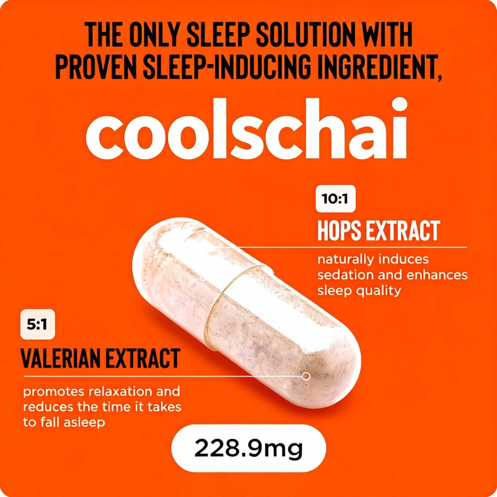 Coolschai Sleep Aid: Melatonin, Magnesium & Ashwagandha for Adults