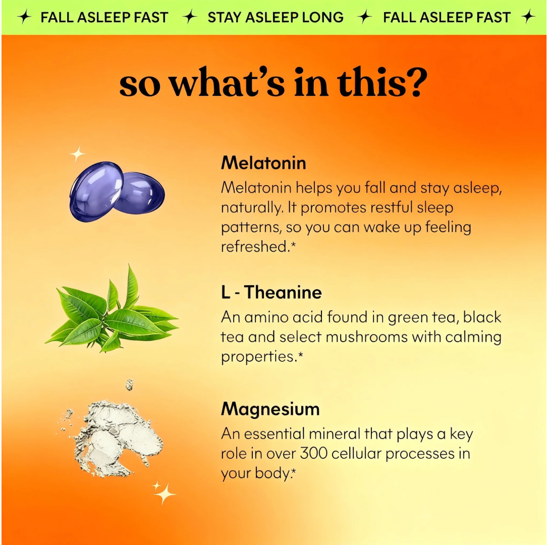 Coolschai Sleep Gummies with 5mg Melatonin, Elderberry, Magnesium, L-Theanine, Chamomile and Lavender, Drug-Free Nighttime Sleep Aid, Gluten Free, Gelatin Free, Non GMO, Berry Flavored (60 Count)