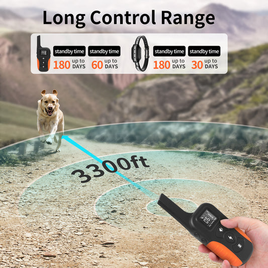 Waterproof Pet Remote Control Charging Customized Electric Training Dog Impact Pet Collar