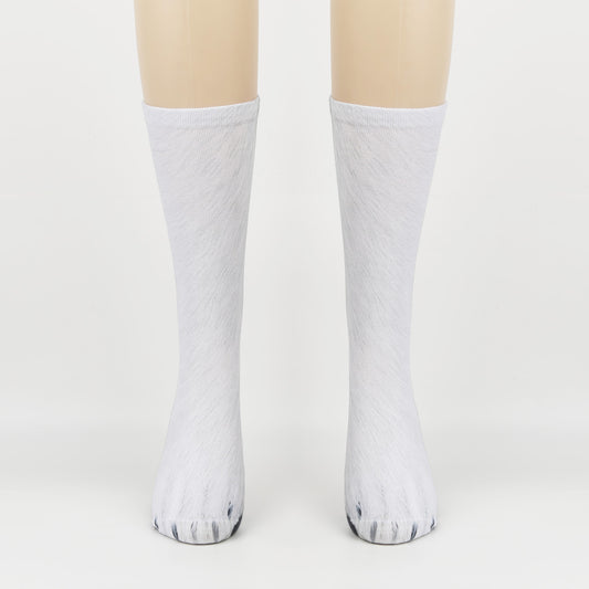 3D Animal Foot Print Socks Printed Socks