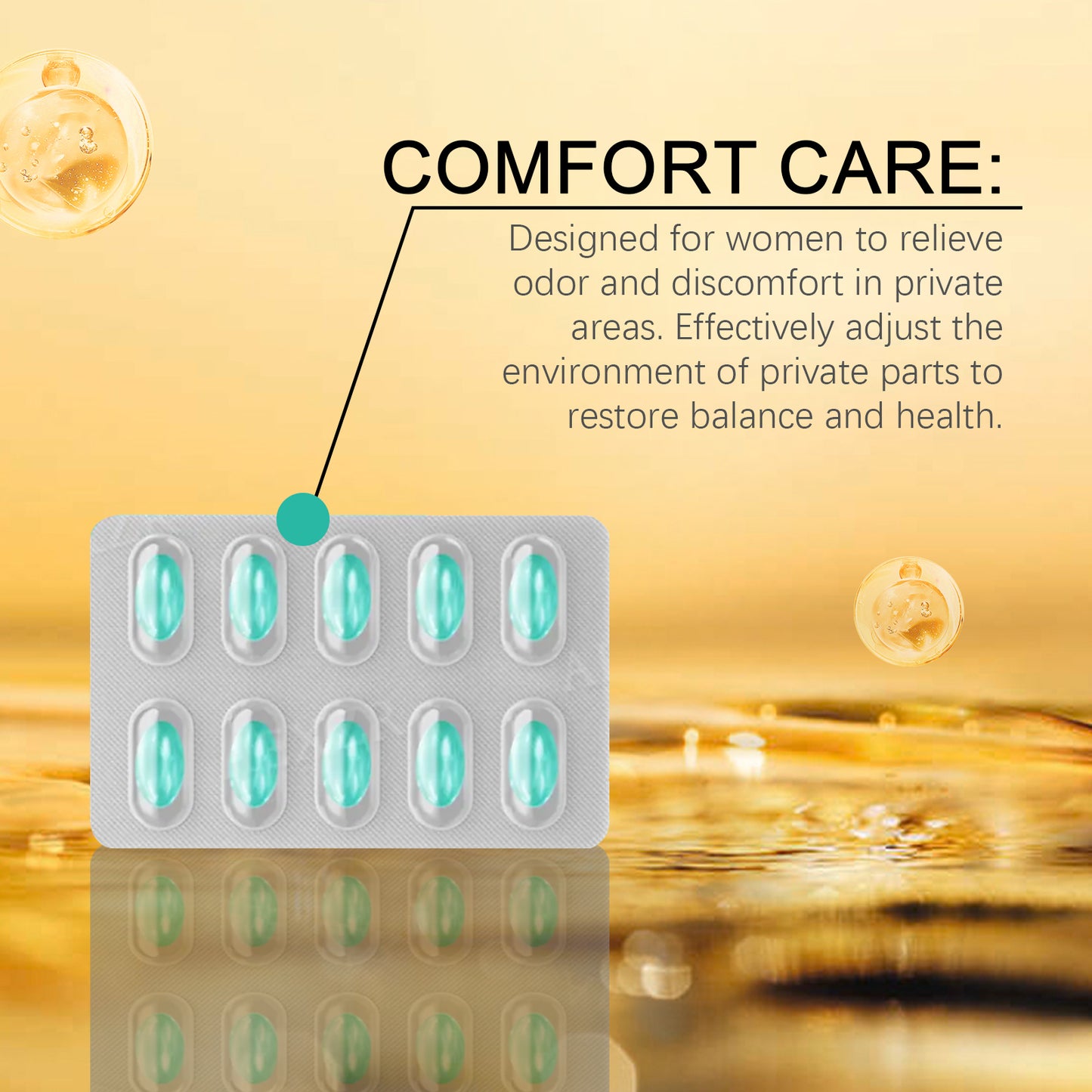 North Moon Women's Body Care Capsules Mild formula, refreshing, odor-removing, body care balance