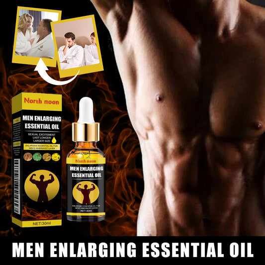 North Moon Men's Massage Essential Oil Men's Body Skin Moisturizing Massage Care Essential Oil