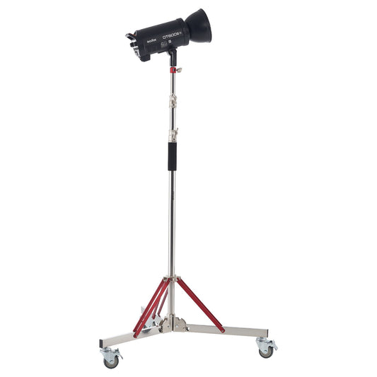 Heavy Duty Light Stand With Casters Max Height 10.5ft/320cm Tripod Stand