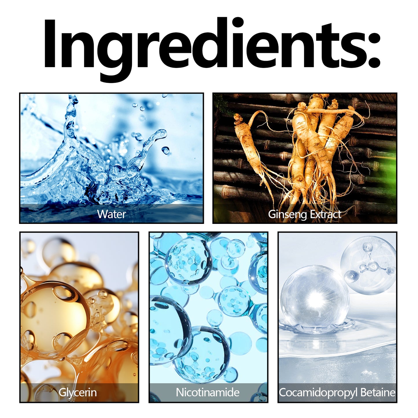 EELHOE Ginseng Facial Cleanser Gentle cleansing facial foam removes impurities, delicate and rich, moisturizing and easy to rinse off