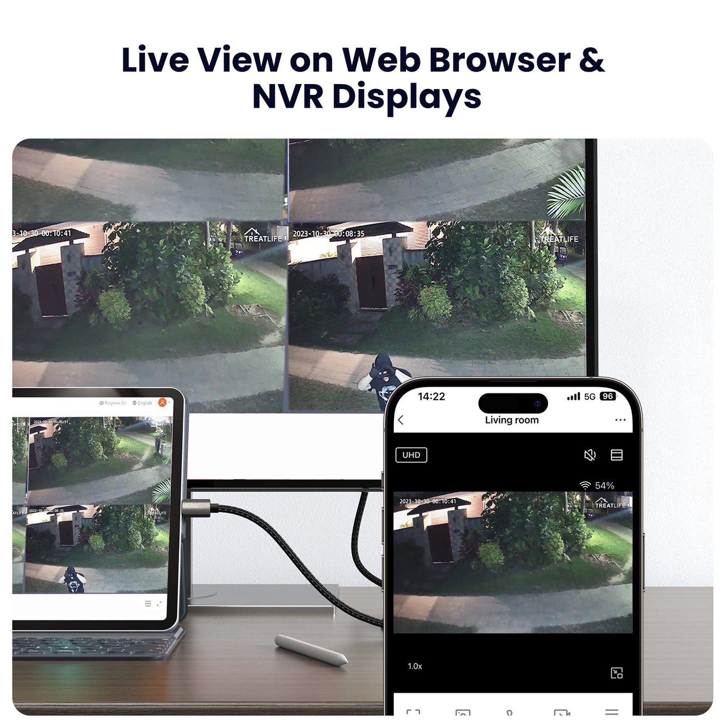 Indoor 3K 5MP Dual Band 2.4G 5G WiFi Security Camera For Home Security