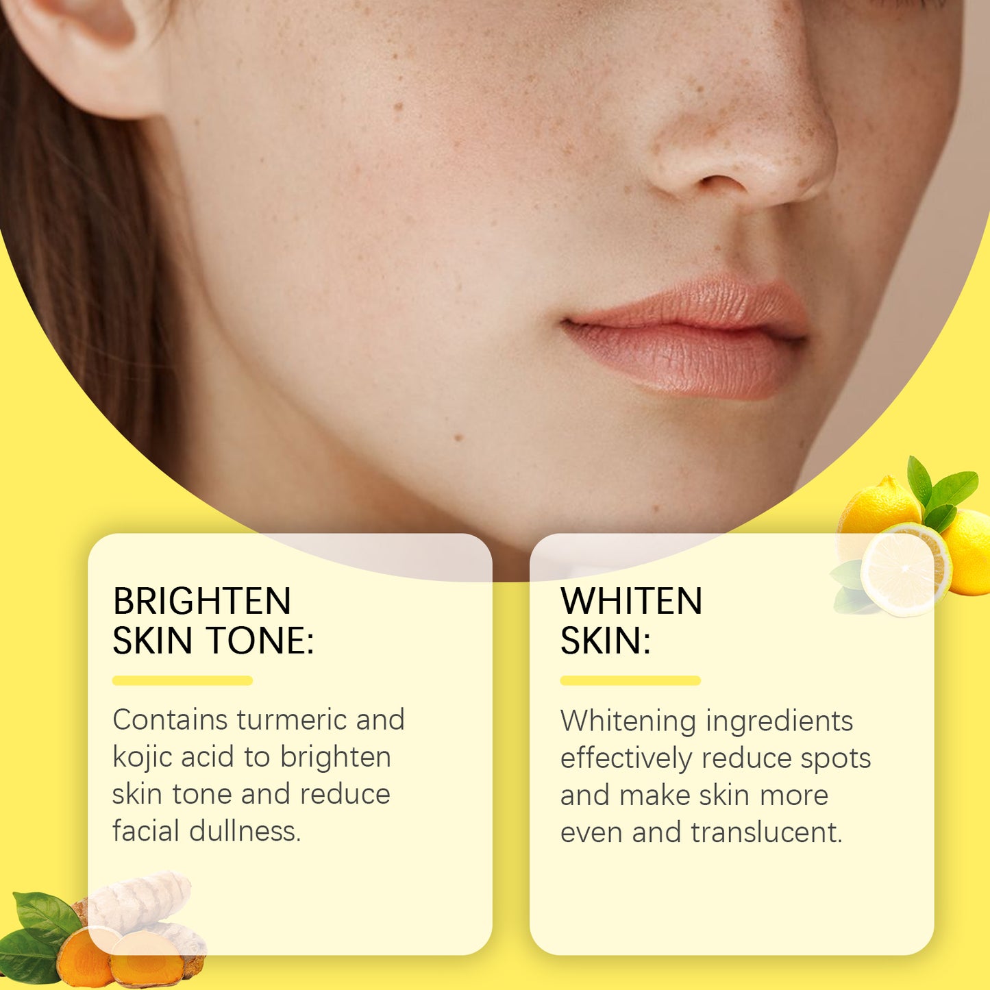 EELHOE Turmeric Exfoliating Cleansing Pads Repair and nourish delicate facial skin, gentle cleansing and thorough cleansing