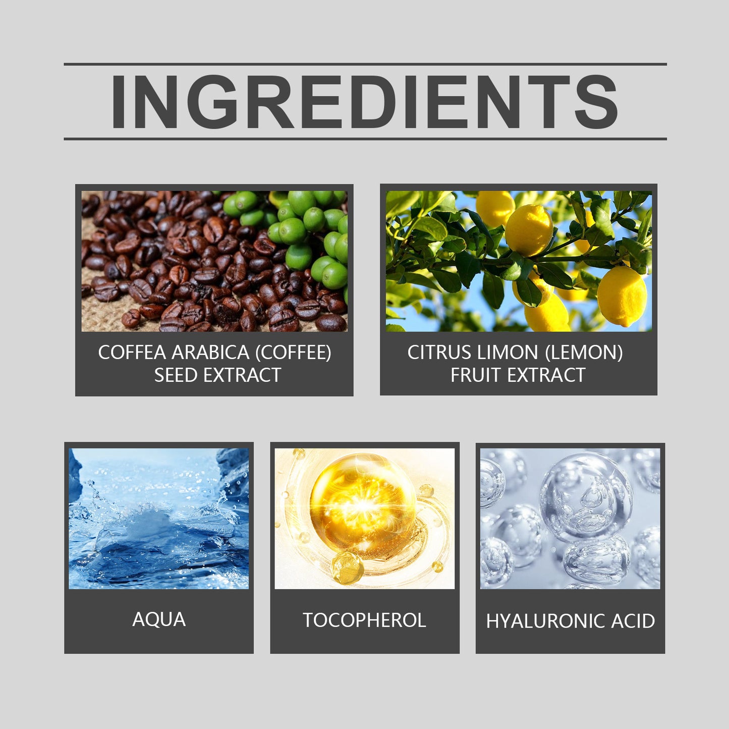 OceAura Caffeine Facial Cleanser Gentle Exfoliating Blackhead Facial Care Pore Cleansing Cleanser