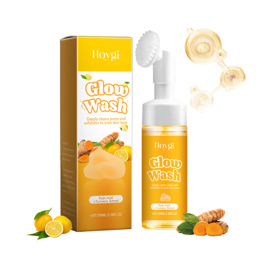 Hoygi Turmeric Facial Cleanser Gentle cleansing pore improvement skin texture moisturizing non-tightening facial cleanser