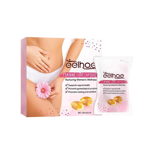EELHOE Women's Care Capsules Gentle Cleansing Itch Odor Moisturizing Care for Women's Body Care Capsules