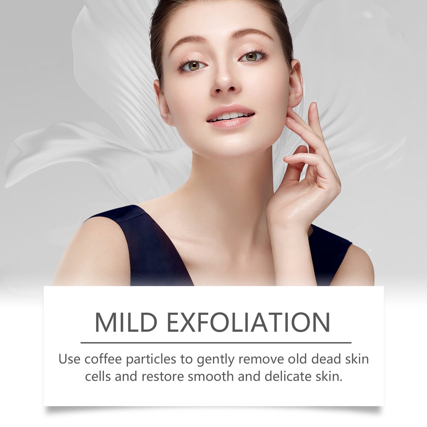 OceAura Caffeine Facial Cleanser Gentle Exfoliating Blackhead Facial Care Pore Cleansing Cleanser