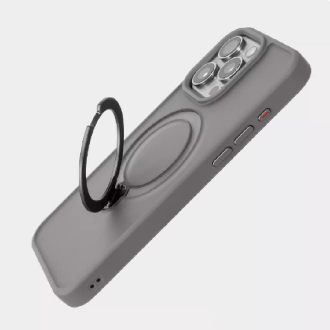 Rotating Bracket Magnetic Drop-resistant Silicone Phone Case