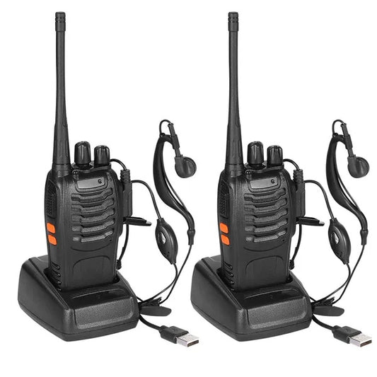 2 X Baofeng BF-888S Walkie Talkies Two Way Radio UHF 16CH 400-470MHZ Long Range
