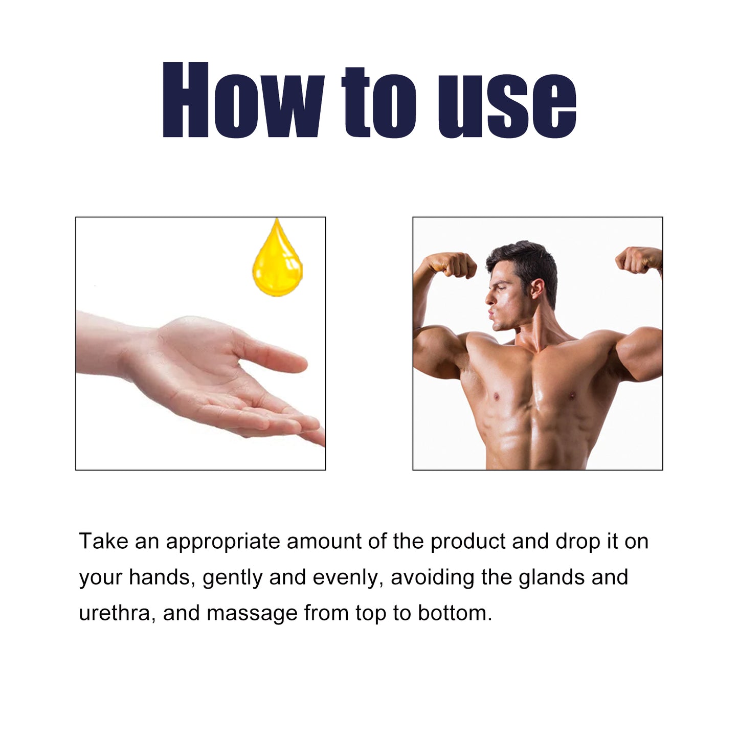 North moon Penis Massage Enlargement Oil Men's Private Parts Massage Delay Enlargement Private Parts Care Essential Oil