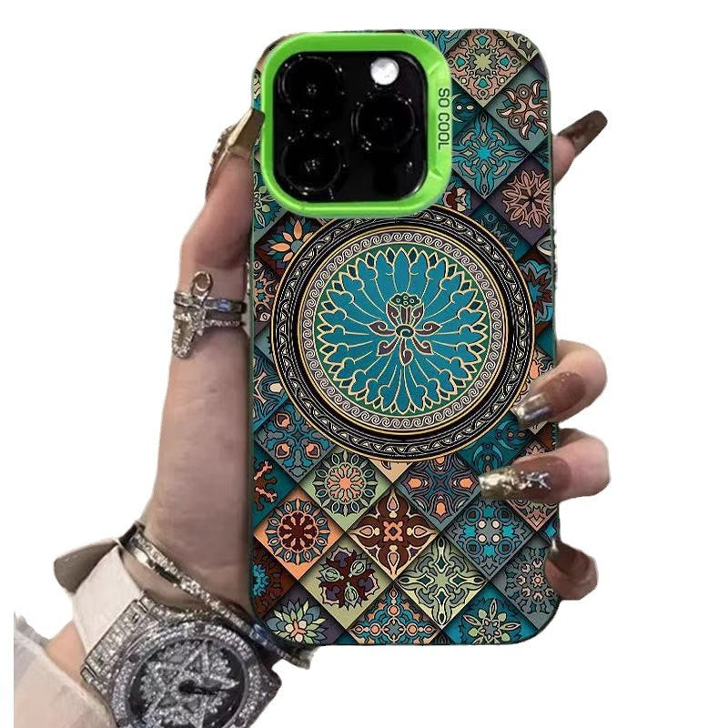 Ethnic Style Patterned Phone Case Niche