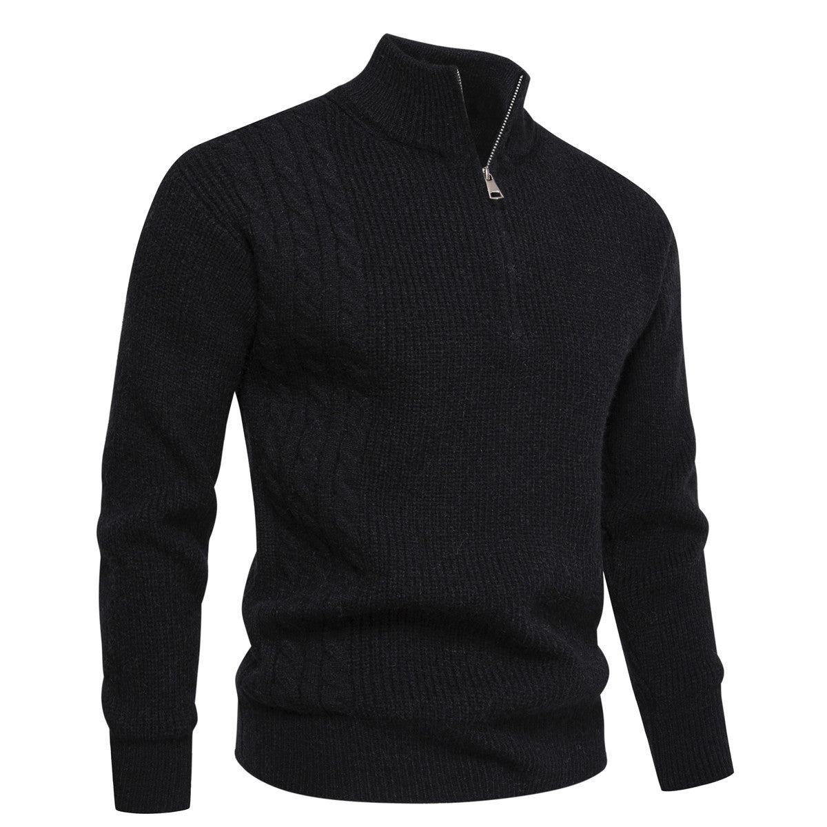 Autumn And Winter Men's Half-zip Pullover Sweater