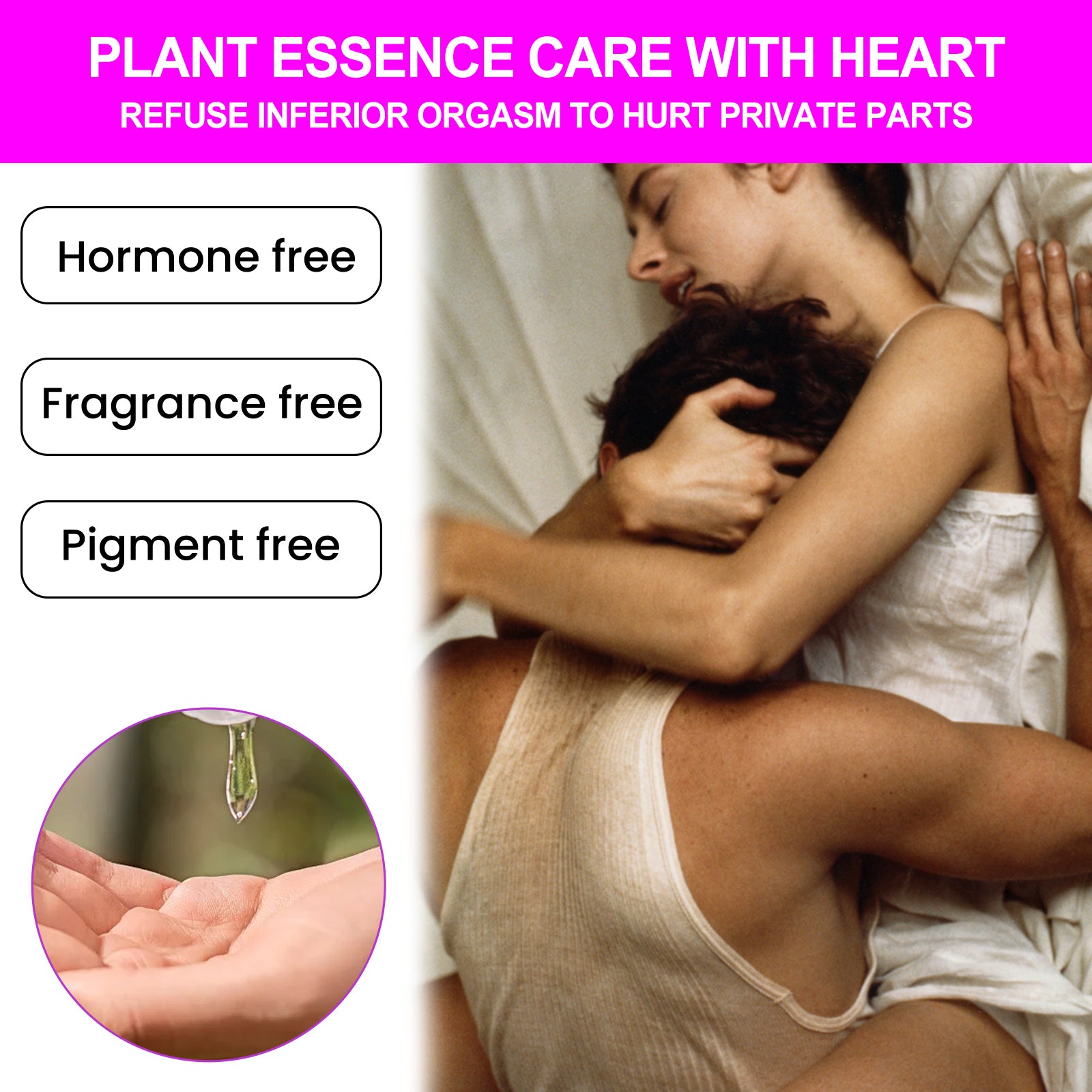 North Moon Women's Intimate Care Solution Moisturize skin, firm skin, women's body massage for physical and mental well-being