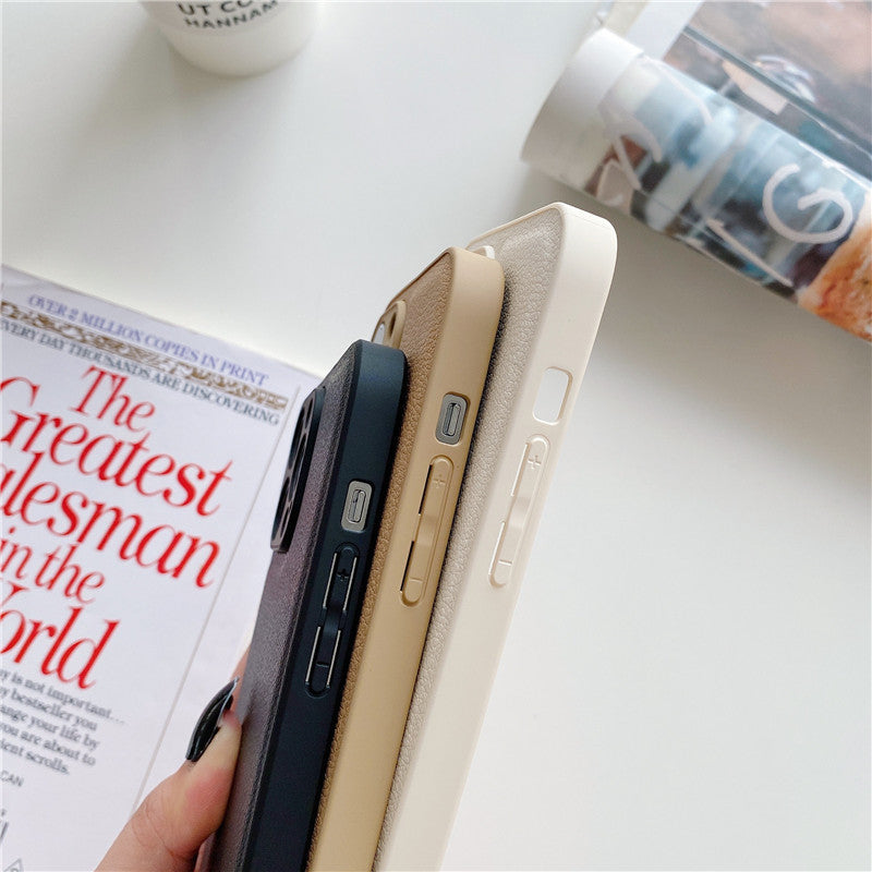 Étui de téléphone tendance en cuir à motif original