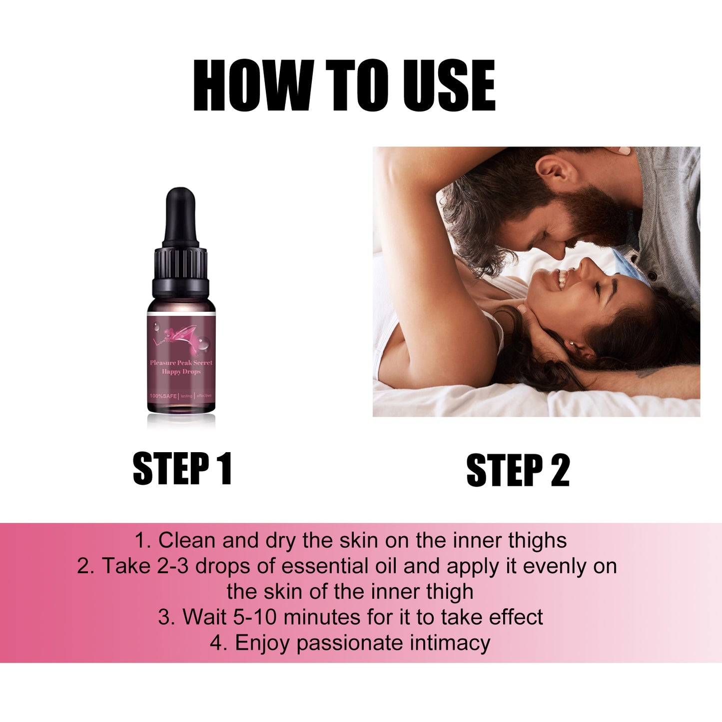 North Moon Women's Care Essential Oil Reduce Fatigue Enhance Vitality Pleasure Body Body Care Essential Oil