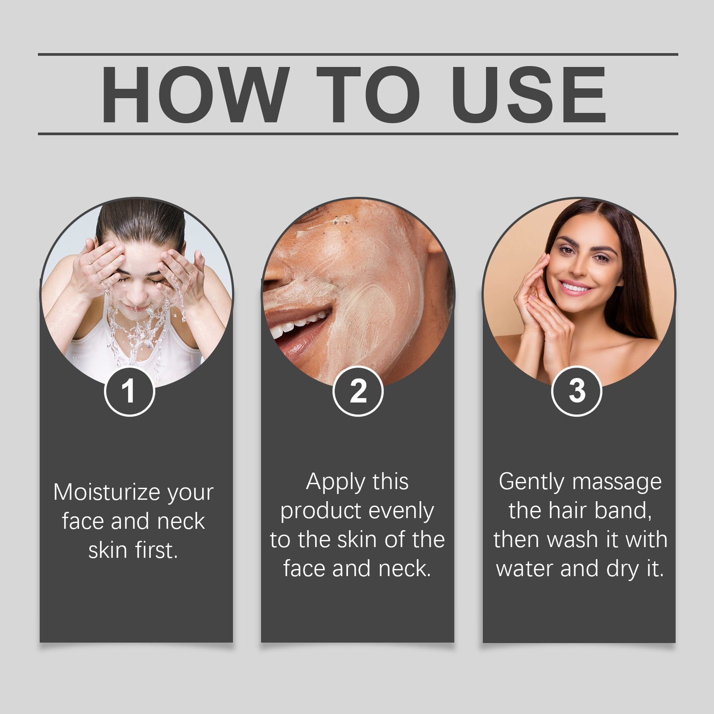 OceAura Caffeine Facial Cleanser Gentle Exfoliating Blackhead Facial Care Pore Cleansing Cleanser