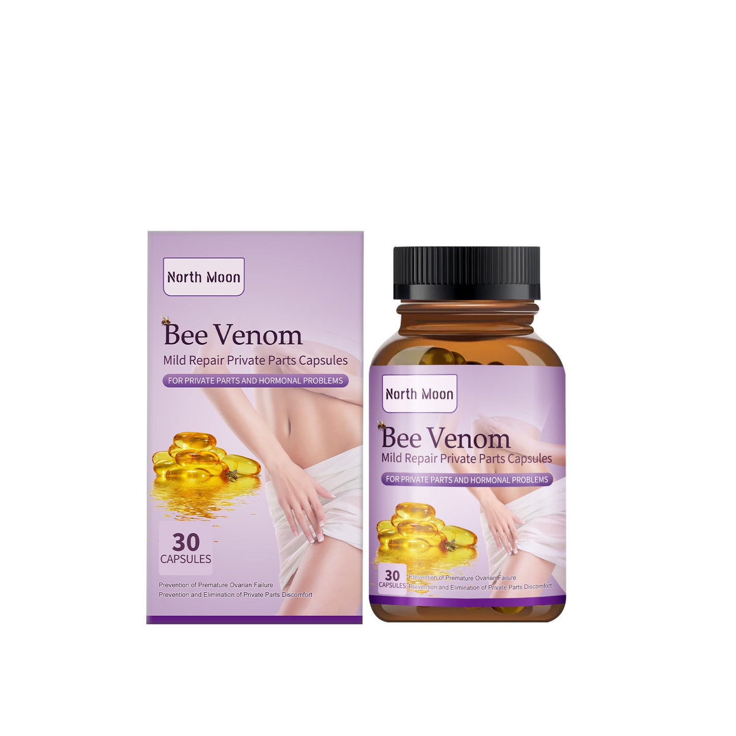 North Moon Women's Body Care Gel Moisturizing Body Relief Gentle Care Gel