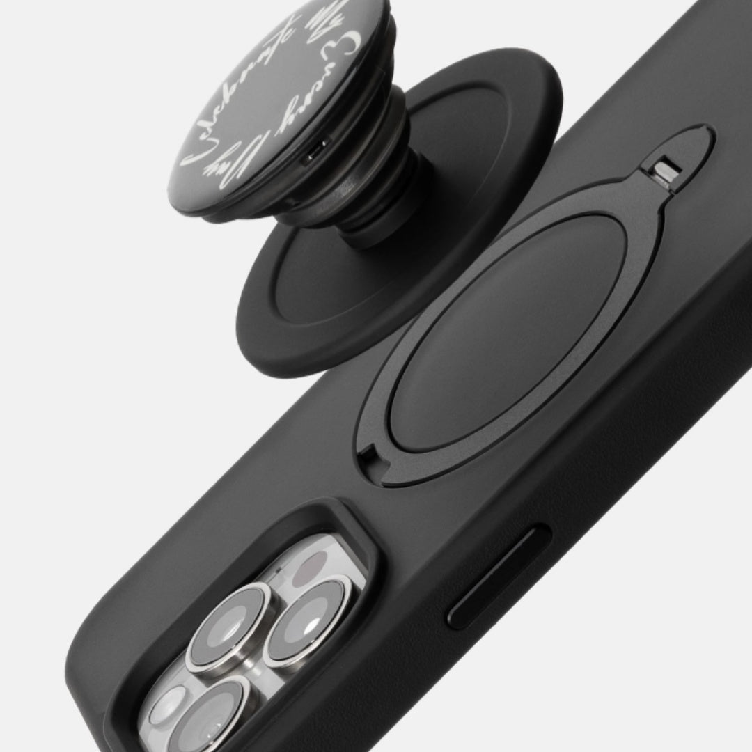 Rotating Bracket Magnetic Drop-resistant Silicone Phone Case