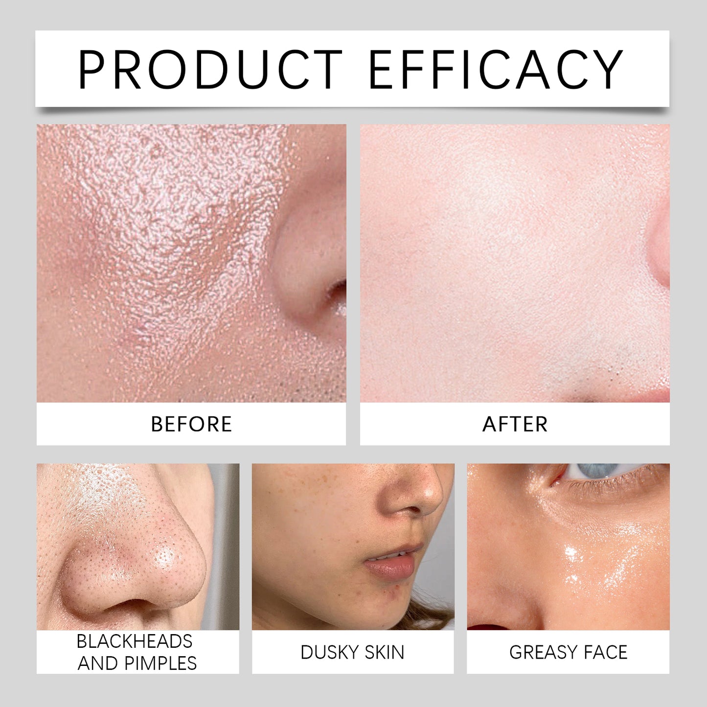 OceAura Caffeine Facial Cleanser Gentle Exfoliating Blackhead Facial Care Pore Cleansing Cleanser