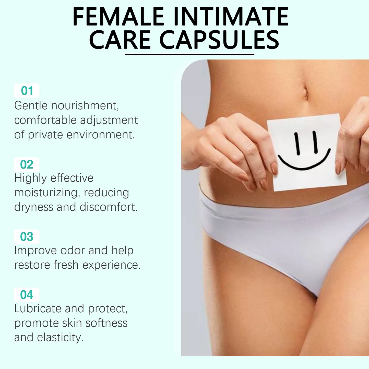 North Moon Women's Body Care Capsules Mild formula, refreshing, odor-removing, body care balance